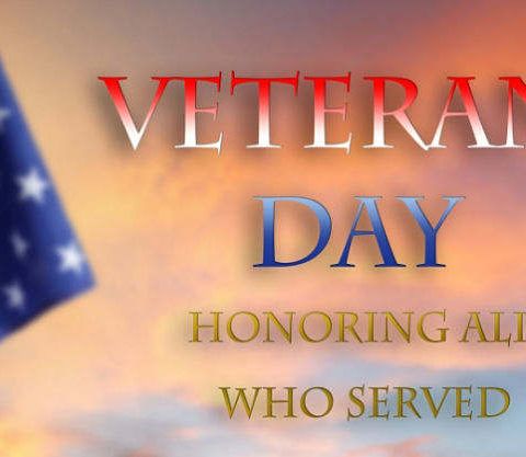 On this day we honor our Veterans!