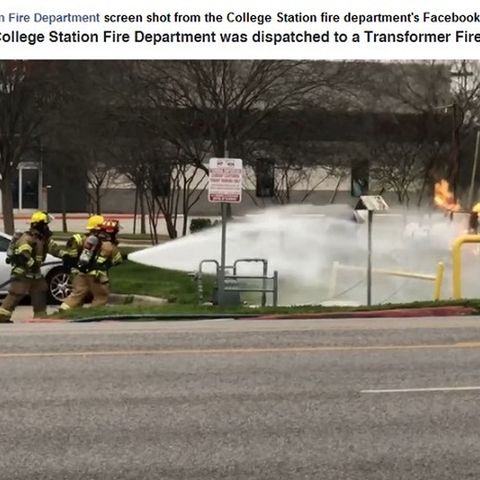 Two fires cause College Station power outage