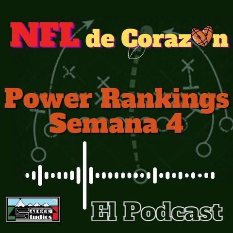 NFL Power Ranking Semana 4