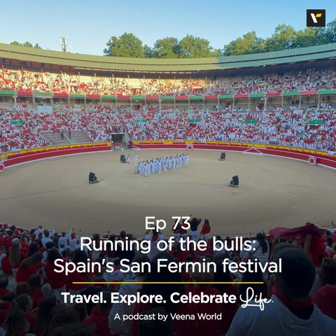 73: Running of the bulls - Spain's San Fermin festival