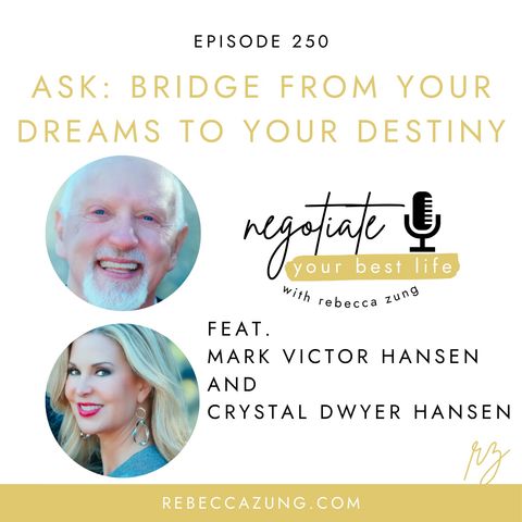 "Ask:  The Bridge from Your Dreams to Your Destiny" with Mark Victor Hansen and Crystal Dwyer Hansen on Negotiate Your Best Life with Rebecc