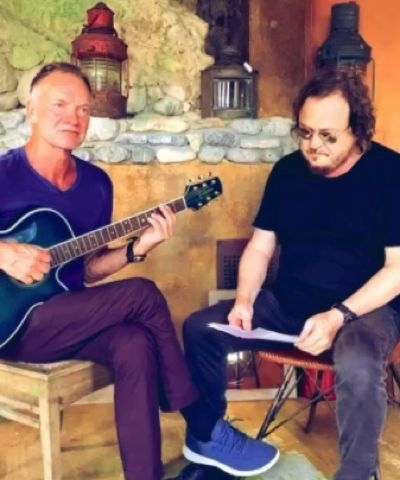 Parliamo dell'amicizia tra ZUCCHERO e STING, pochi giorni fa a Pontremoli per un gelato.