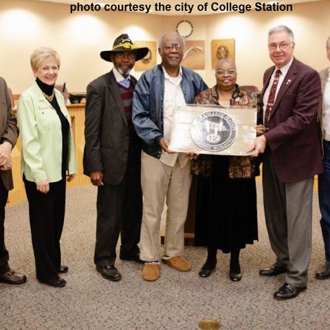 City of College Station presents its 112th historical marker