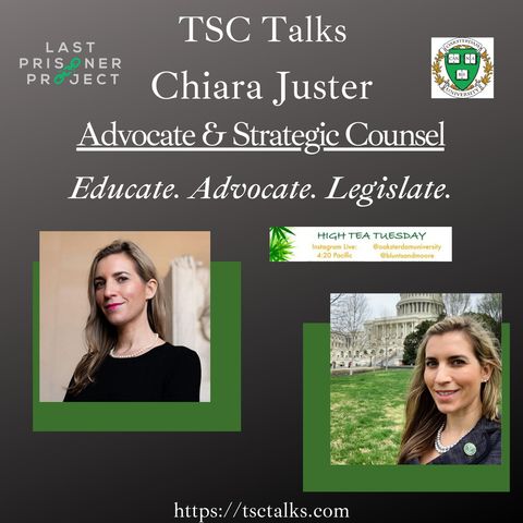 TSC Talks! Chiara Juster, Advocate & Strategic Counsel~Educate. Advocate. Legislate.