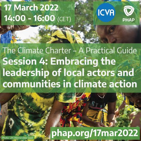 Embracing the leadership of local actors and communities in climate action