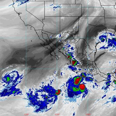 Tormenta tropical ocasiona lluvias intensas en Guerrero y Oaxaca