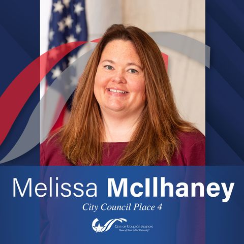 College Station city councilwoman Melissa McIlhaney visits The Infomaniacs April 17, 2026