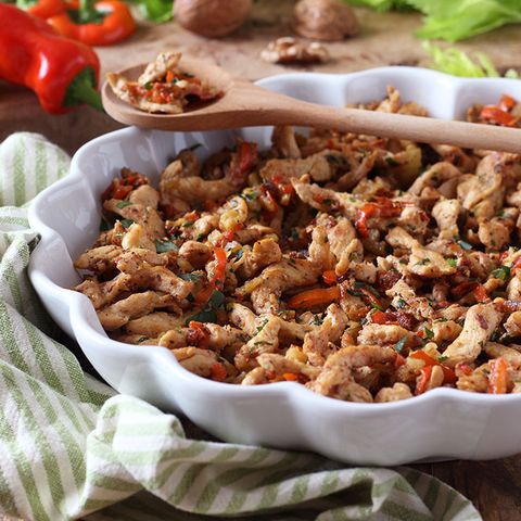 Insalata di pollo e verdure