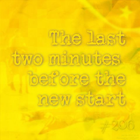 The last two minutes before the new start (#206)