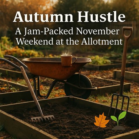 🎧 🍂 Autumn Hustle: A Jam-Packed November Weekend at the Allotment | Gardening Tips & Seasonal Advice 🌱