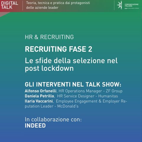 Momento Talk Show "Recruiting Fase 2: Le sfide della selezione nel post lockdown" | Indeed