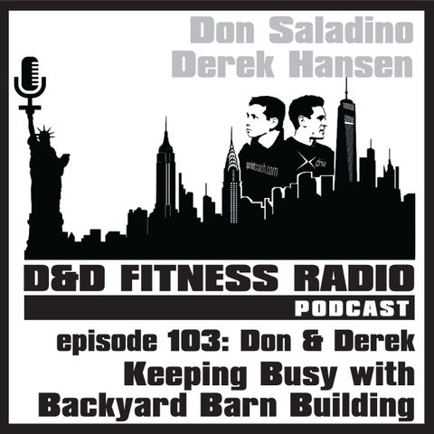 Episode 103 - Don & Derek:  Keeping Busy with Backyard Barn Building