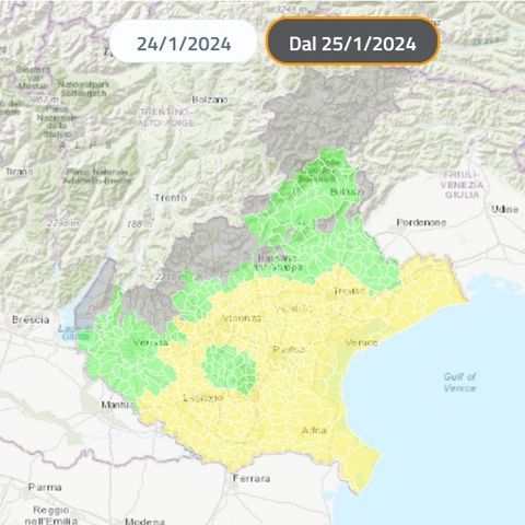 Inquinamento, a Vicenza da domani scatta il livello arancione: stop ai diesel privati Euro5