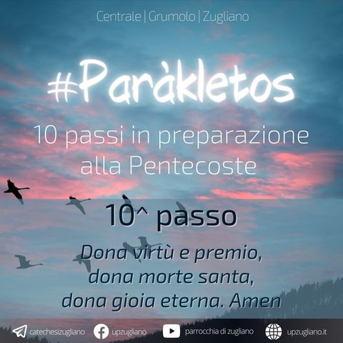 #Paràkletos | 10° passo