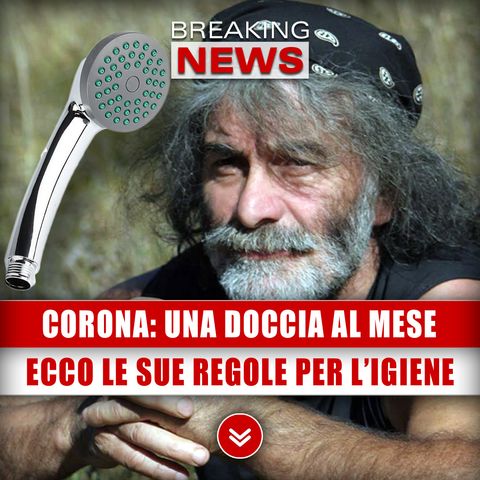 Mauro Corona, Una Doccia Al Mese: Ecco Le Sue Regole Per l’Igiene! 