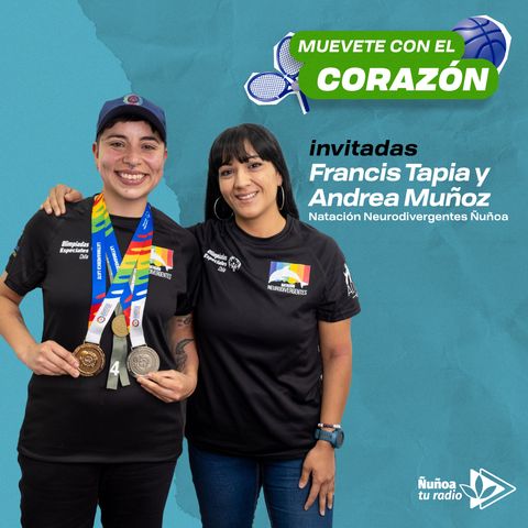 Natación neurodivergente Ñuñoa: Andrea Muñoz y Francis Tapia