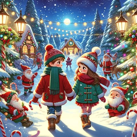 The Visit to Santa Claus Land | Christmas Kids Stories