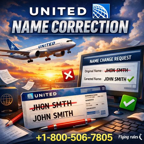 United AIrlines Name Correction - Easy Guide