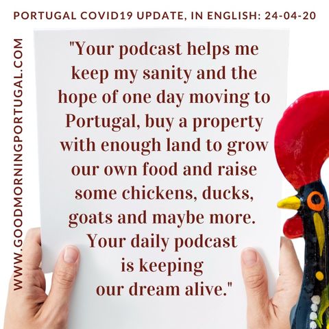 Covid19 Update for Portugal & 'Pause Positives'