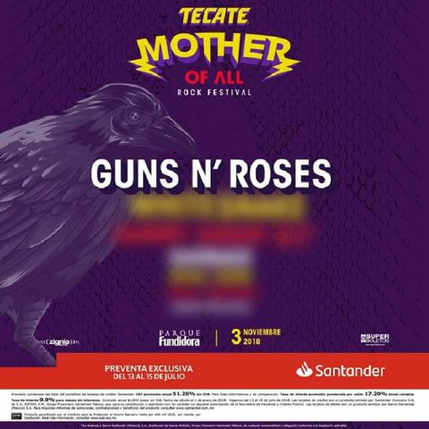 GUNS AND ROSES EN MONTERREY MOTHER OF ALL 2018/FREDY METAL FEST 2018 NODRIZA ESTUDIO FREDY METAL SHOW #91 COMPARTE ESTE VIDEO