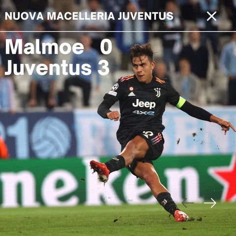 Malmoe - Juve: torna la vittoria e con lei i tanto attesi sbadigli del secondo tempo.