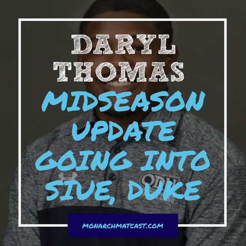 Daryl Thomas with a mid-season update heading into Sunday's alumni dual vs. Duke - ODU59