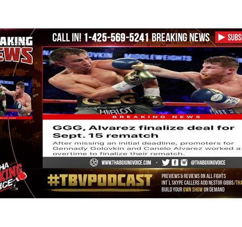 😱Canelo vs GGG 2 OFFICIAL⁉️Oscar Says “We HAVE a FIGHT”🔊🔥