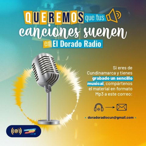 Artista de Cundinamarca: tus canciones suenan en el Dorado Radio