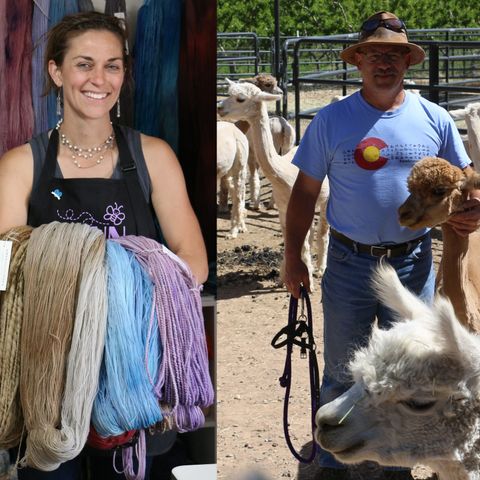 Farm to Yarn in Palisade Colorado - Cayenna Hanna and Mike McDermott on Big Blend Radio
