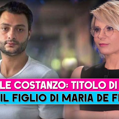 Gabriele Costanzo, Titolo Di Studio: Chi E' Il Figlio Di Maria De Filippi!