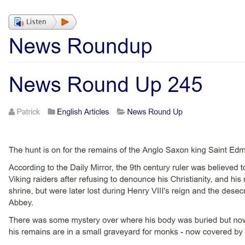 LEN - News Round Up 245