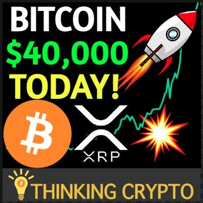 Bitcoin Tops $39K, Will Hit $40K Today With Stock To Flow Model On Track - XRP Pumps 50%
