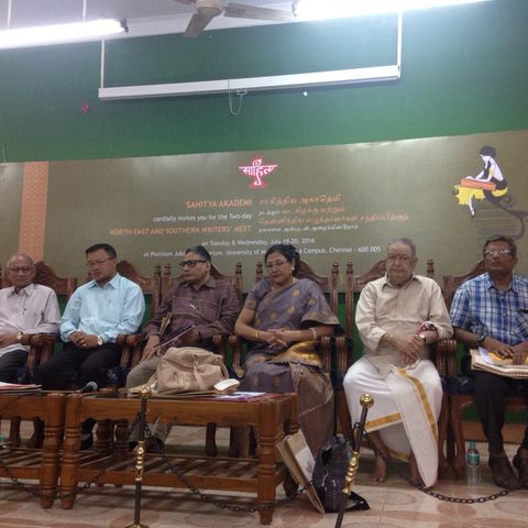 Dr TNR speaks on Devotional Tamil Literature for Sahitya Akademi - Madras