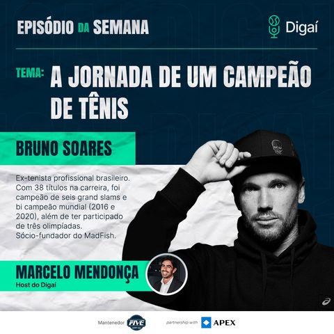 Episódio #99 - Bruno Soares - A jornada de um campeão de tênis