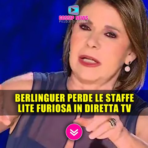 Bianca Berlinguer Perde Le Staffe: Lite Furiosa in Diretta Tv!