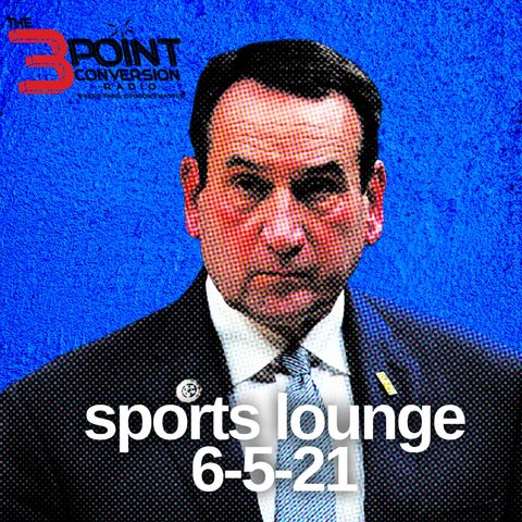 The 3 Point Conversion Sports Lounge - Should Dame Lillard Leave, NBA Playoff Excitement, Coach K Really Leaving, Early MLB MVP