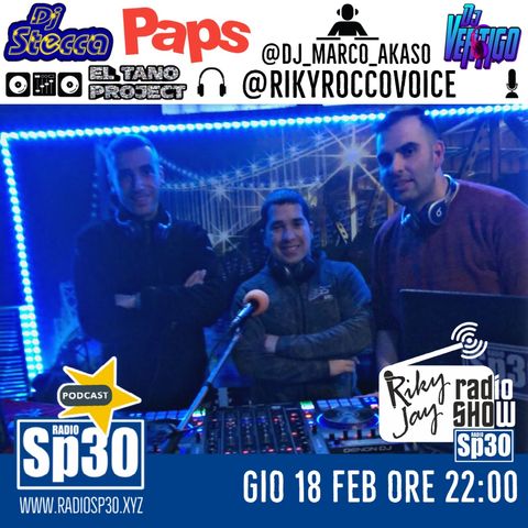 RikyJay Radio Show - ST.2 N.61 - Paps, Dj Stecca e Dj Vertigo