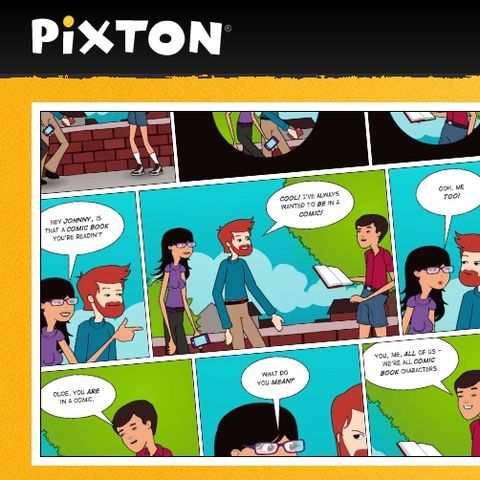 Crear cómics online con  PIXTON