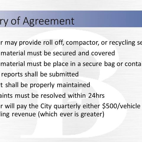 Bryan city council denies trash hauling permits sought by two out of town companies