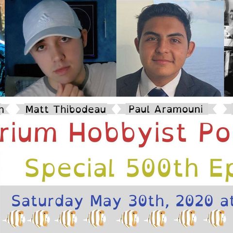 Aquarium Hobbyist Podcast 500th Episode Celebration Party!