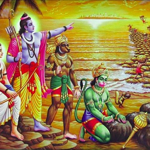 Kanda_1_BK-004-Ramayana_Gaanam (Lava and Kusha assigned to sing the epic & rAma listens to it).