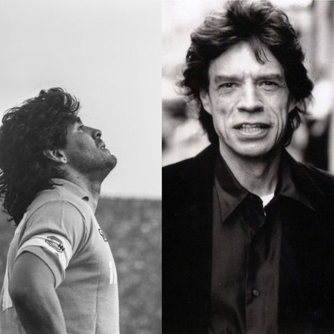 Noi, Cristoforo Colombo, Mick Jagger e Diego Armando Maradona