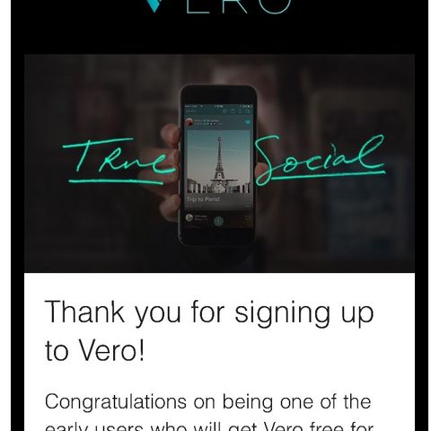 Review of Vero, "True Social", App-based Social Network
