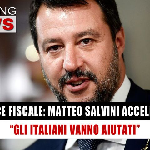 Pace Fiscale, Salvini Accelera: Gli Italiani Vanno Aiutati! 