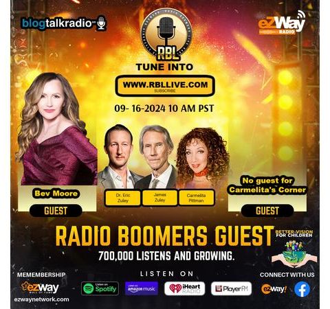 RBL-RADIO BOOMERS LIVE EP S9 EP 226: Bev Moore, Bob "The book guy" Graham