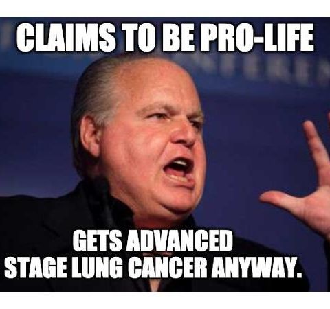 LOL Rush Limbaugh Is Dead And We Should Laugh Him.