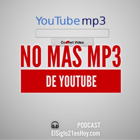 YouTube no será copiado a MP3‬