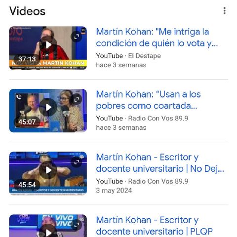 Martin kohan con manguel