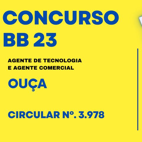 CIRCULAR Nº. 3.978, CONCURSO BANCO DO BRASIL 2023