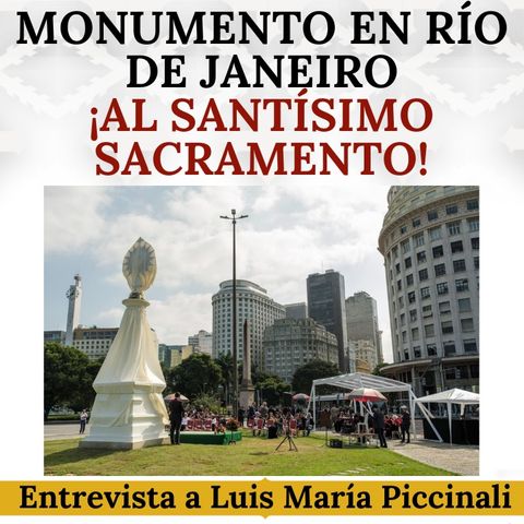 ¡Impactante testimonio de fe católica! Monumento al Santísimo Sacramento en Río de Janeiro.